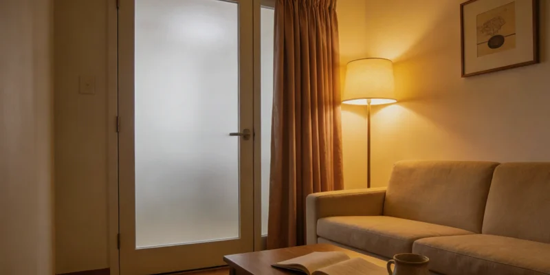 专业护士正在居民家中进行病毒检