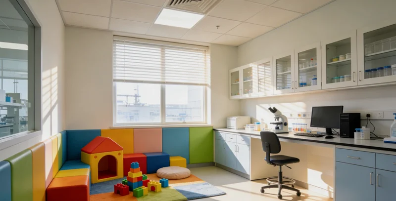 患者与医生一起查看基因检测报告