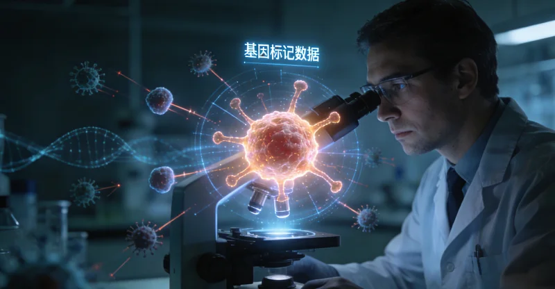 衢州医生与患者家属沟通肺癌基因