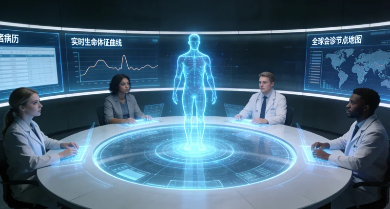 乌兰察布市民在医院进行遗传咨询