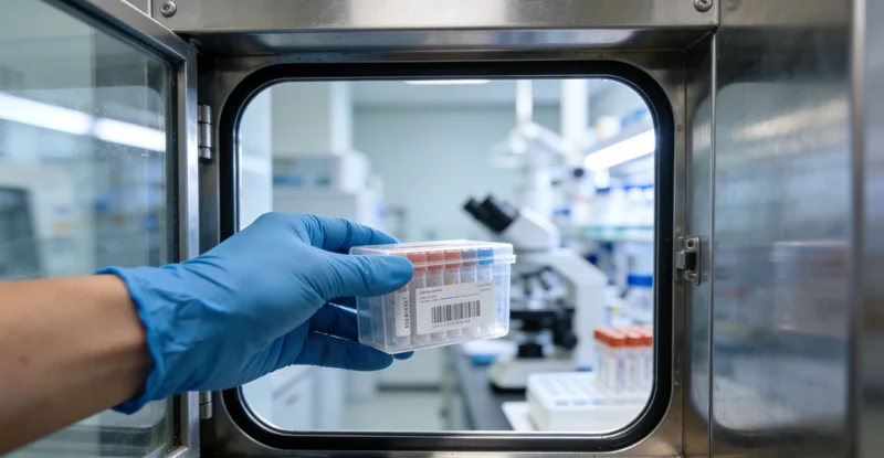 医生在办公室内，正与康复患者一