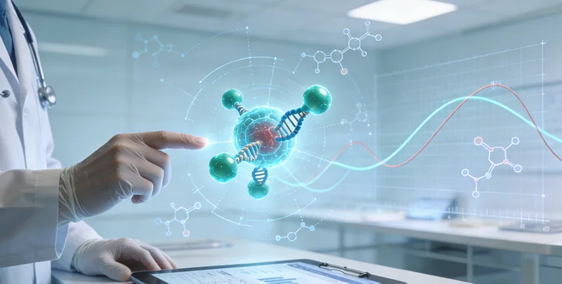 同江医生向患者解释基因检测报告