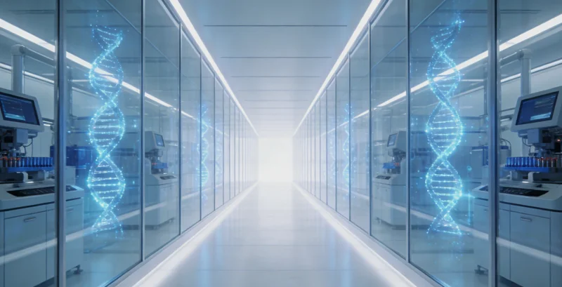 医生与专业人士共同分析基因检测