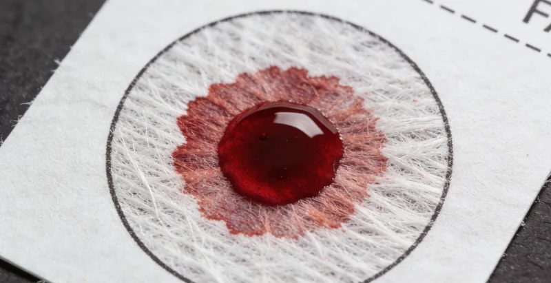 医护人员正在为受检者进行咽拭子