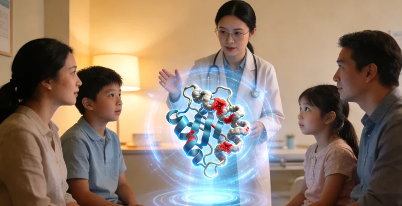 铜陵医生与家庭进行遗传咨询解读