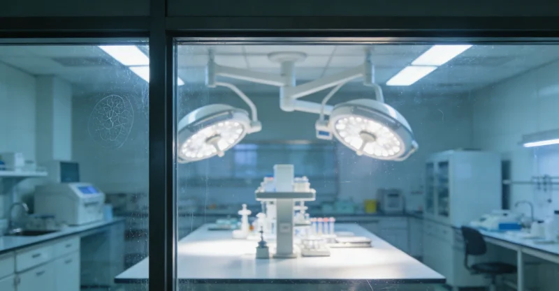 信息图风格示意图,展示从抽血、