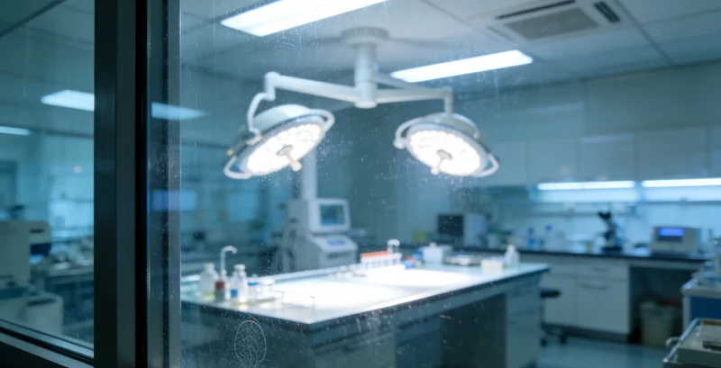 现代化分子诊断实验室内部，技术