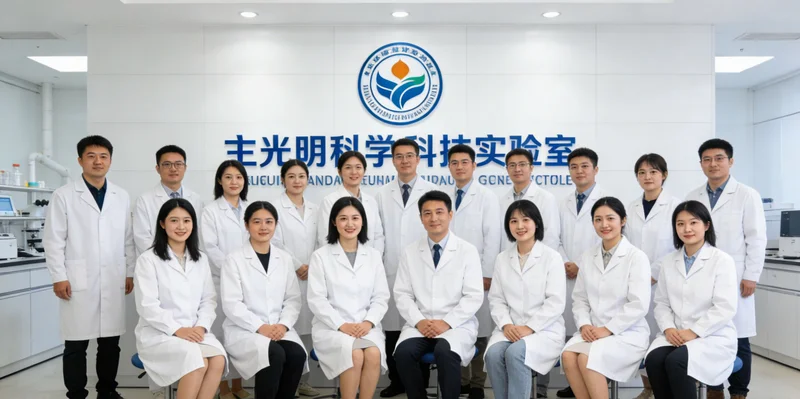 科研人员在实验室内进行基因检测