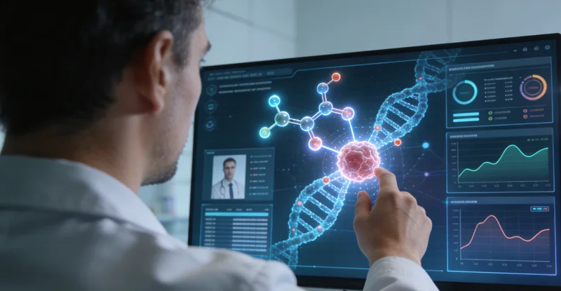 内江家庭查看基因检测报告与医生