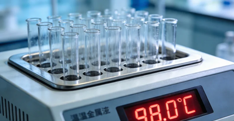 一只肿胀的膝关节特写,旁边放着