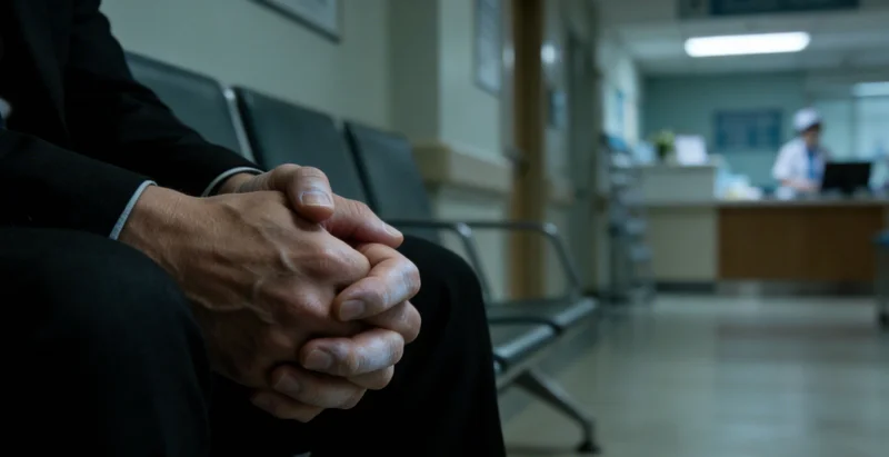 患者康复后与家人温馨相伴的场景