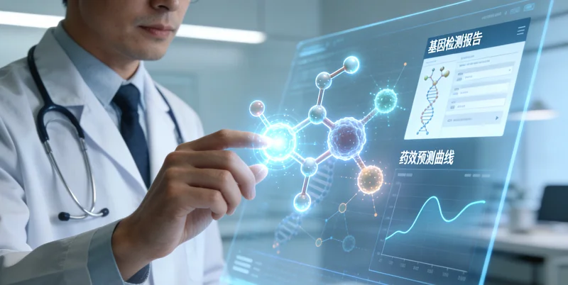 菏泽儿童在进行听力检查与医生沟