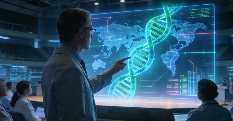 宜都年轻夫妻讨论健康检测报告