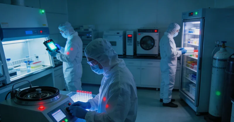 一位专业人士在安静的咨询室内，