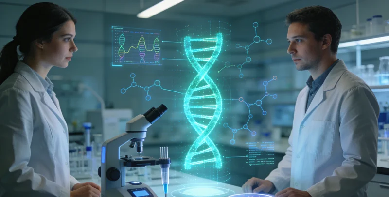 淮南家庭共同查看基因检测报告并