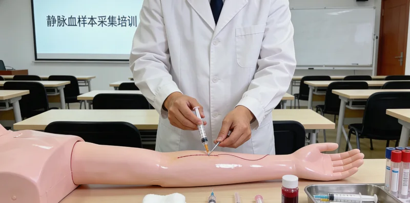 平凉护士进行基因检测静脉采血操