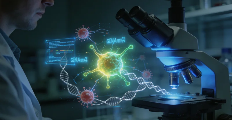 林芝医生为市民进行基因检测前遗