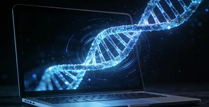 DNA和RNA分子结构对比示意