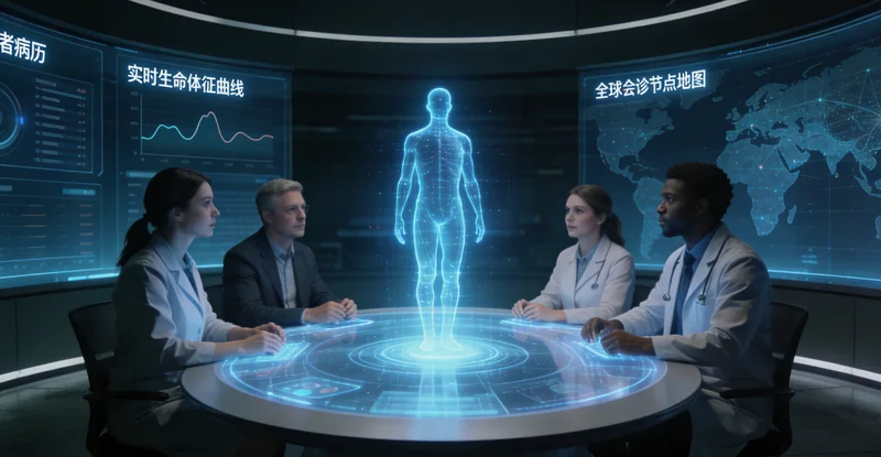 邓州医院医生与患者讨论基因检测