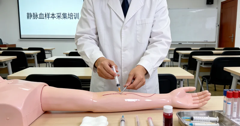 北京医院护士进行耳聋基因检测静