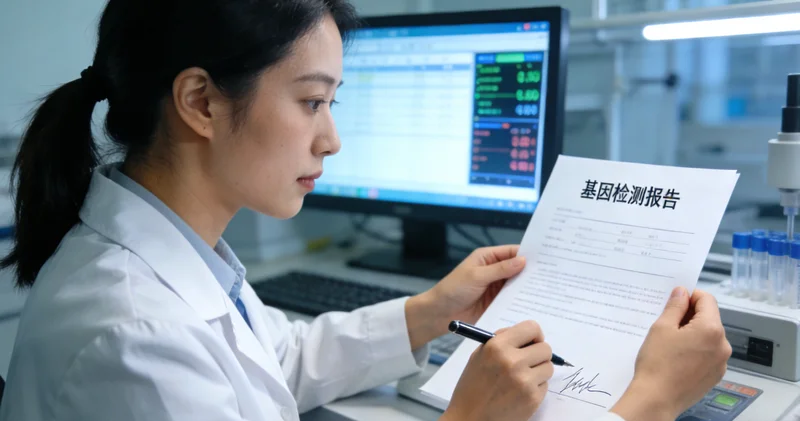 兴安盟医生为患者解读基因检测报