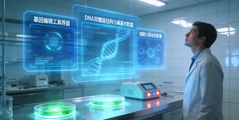 濮阳夫妇进行遗传咨询场景