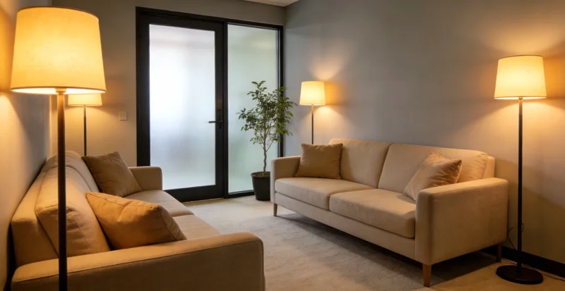 一位男士正在与医护人员进行健康