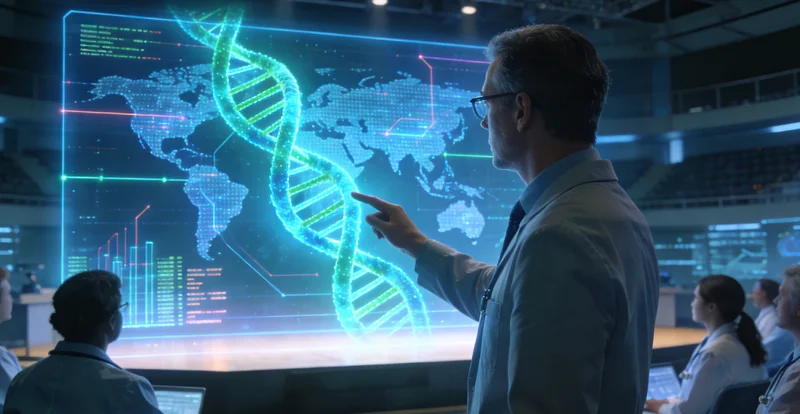 高平基因检测实验室技术人员处理