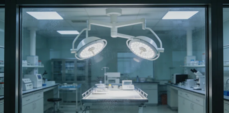 专业基因检测实验室内部,科研人