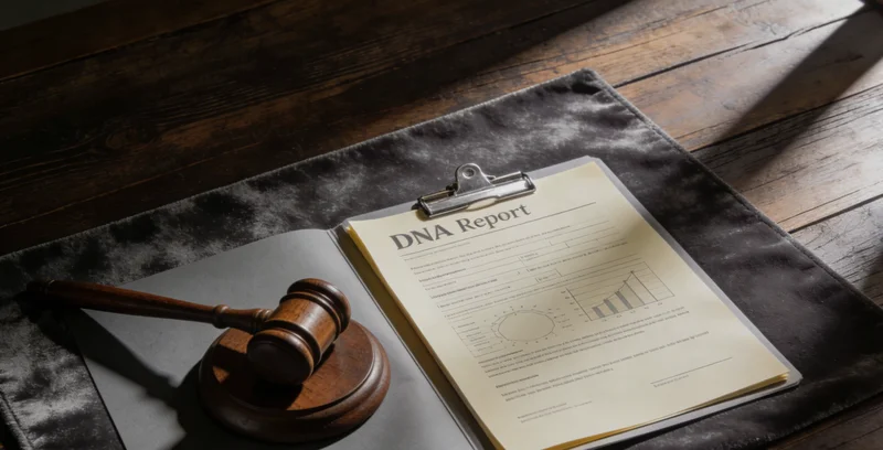 医生正向患者家属耐心讲解基因检