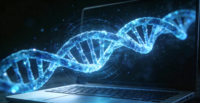 展示衣原体结构与基因检测的分子