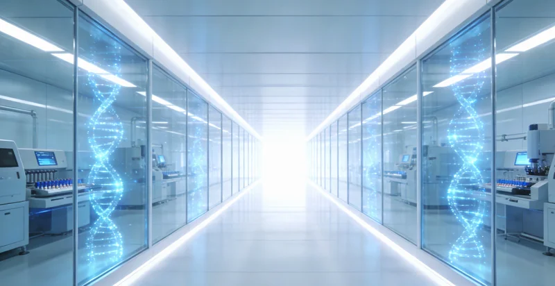 医生在诊室内向患者展示并解读基