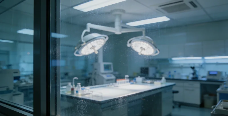 现代化实验室中,技术人员正在操