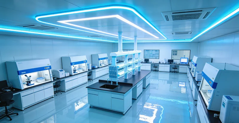 实验室技术人员正在进行TB-D