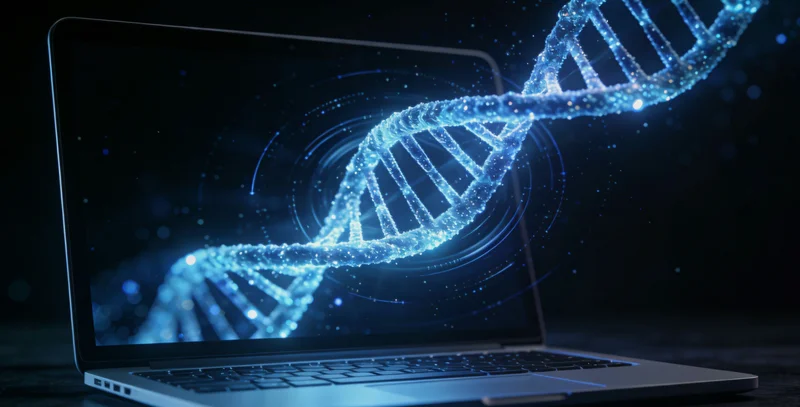 展示DNA序列比对或基因检测原