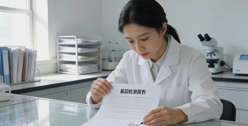 黄石医生为咨询者解读基因检测报