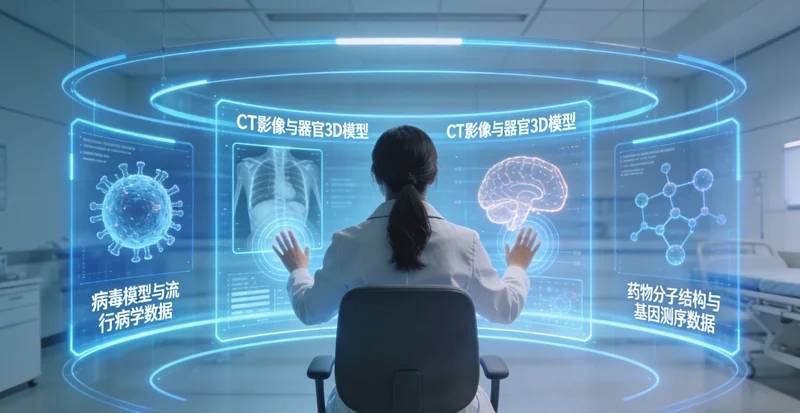 贺州儿童进行听力筛查场景