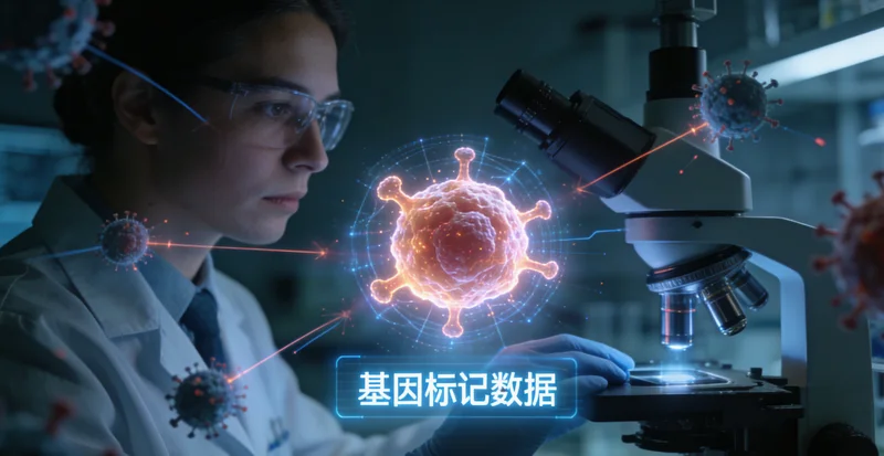 专业实验室进行高通量基因测序操