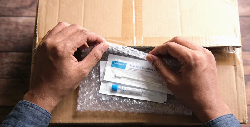 电子显微镜下显示的肺孢子菌形态