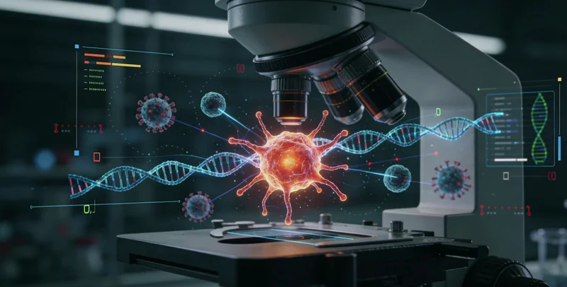 济南基因检测实验室内的测序仪和