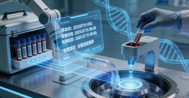 营口护士进行静脉采血用于基因检