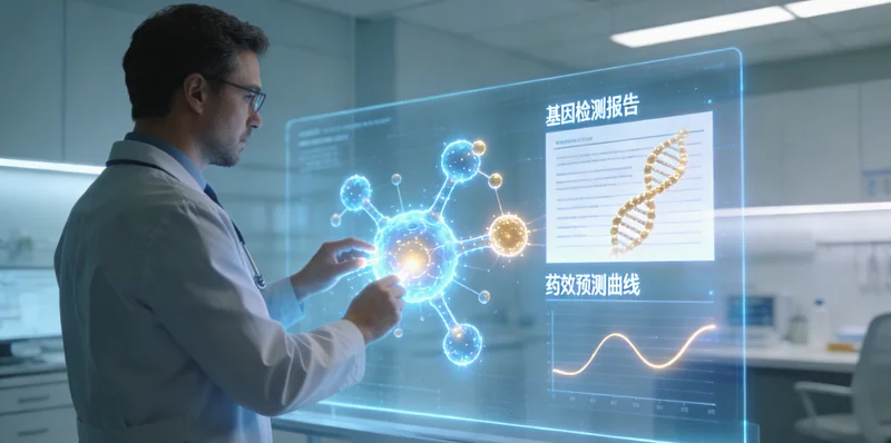 松滋市民在医院进行基因检测相关