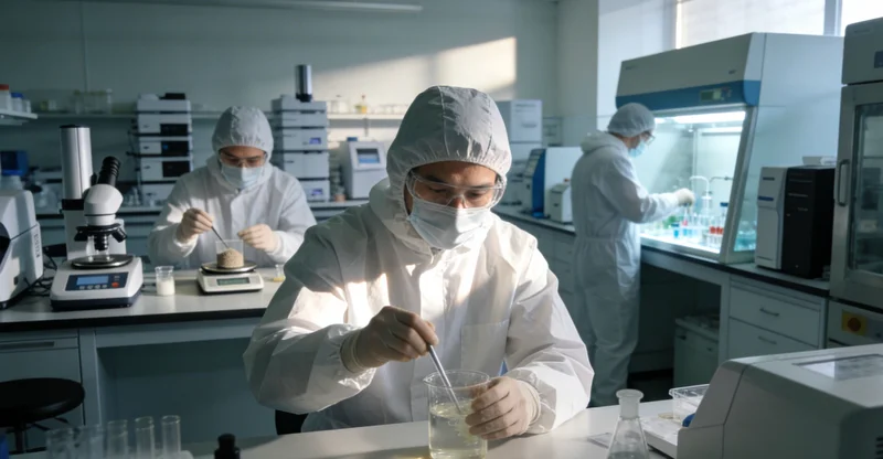 医生正在向患者详细解读基因检测