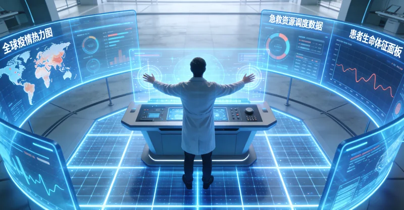 鄂州医生为儿童进行听力检查与咨