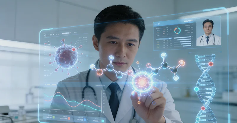 神木市民查看基因检测报告示意图