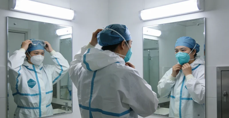 非结核分枝杆菌感染与正常肺部C