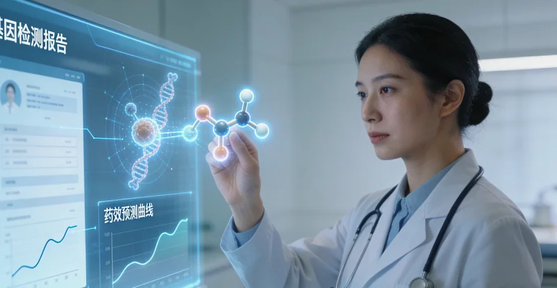 通辽家长与医生共同查看耳聋基因