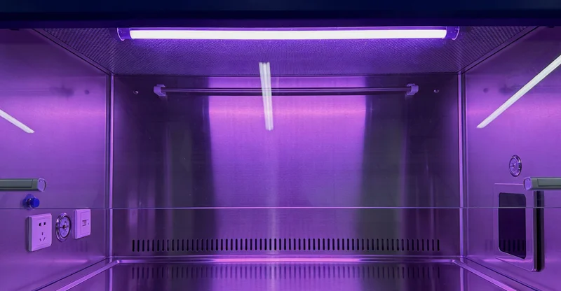 左右对比图：左侧为模糊的肺部影