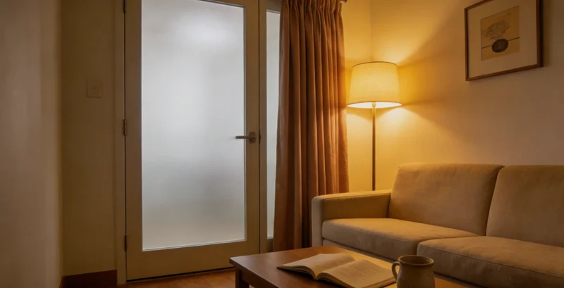 医生在办公室内用手指着检测报告