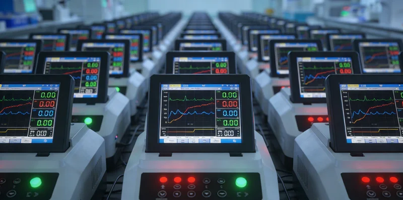 实验室技术人员正在操作高通量测